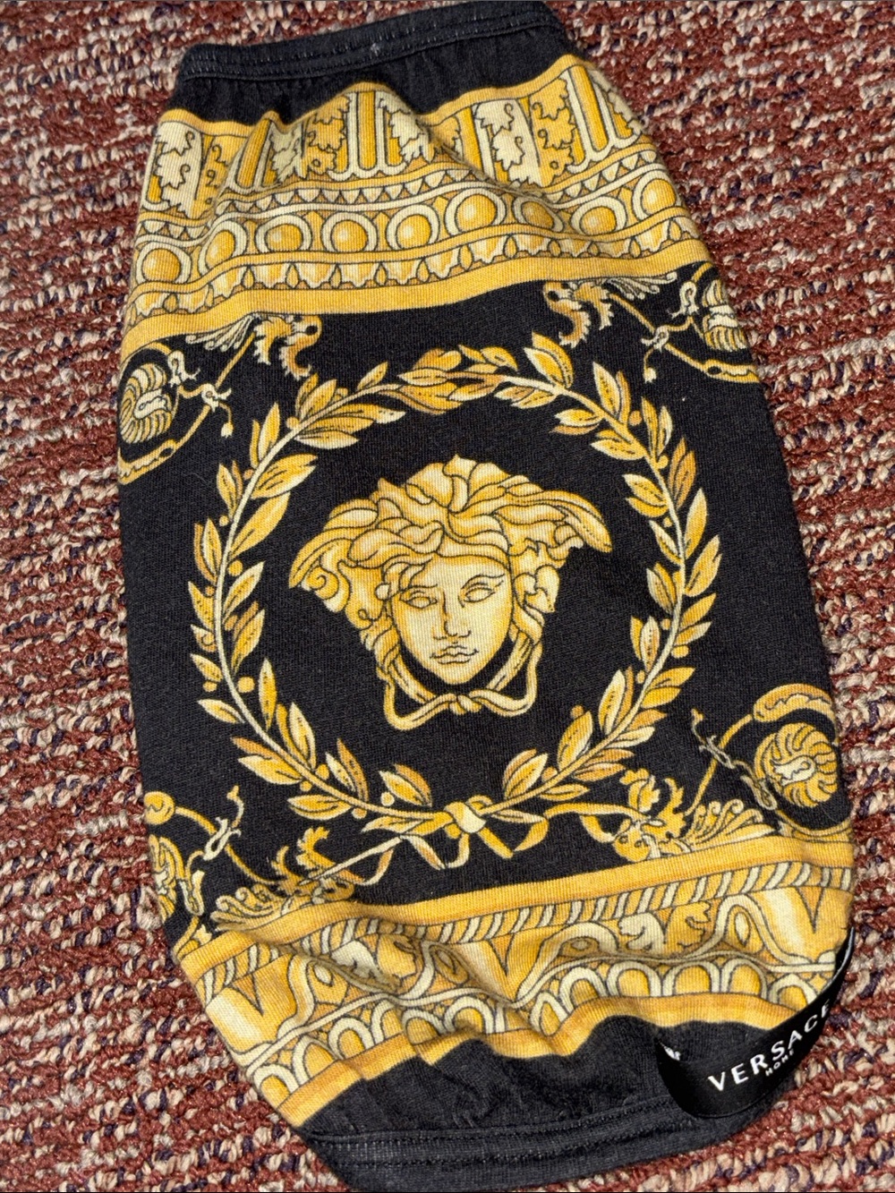 Versace cat/small dog t-shirt designer pet outfit Medusa head luxury pet Medium